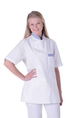 Alexia dam 5624D Vit-Venus OBS Färgtillägg på krage och ficka Vårdkläder Arbetskläder vården